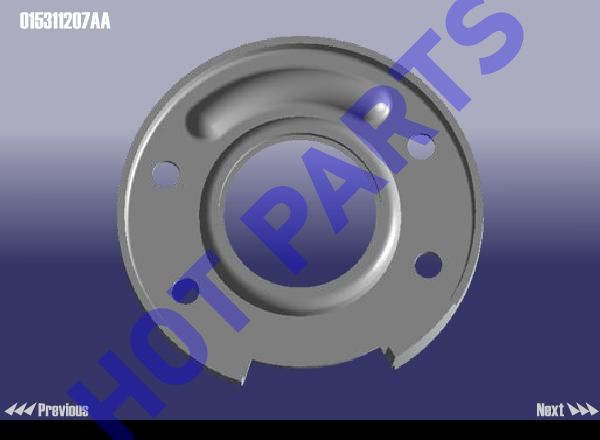 картинка КРЫШКА ВАЛА КОРОБКИ ПЕРЕДАЧ (КПП) МЕТАЛЛИЧЕСКАЯ  015311207AA