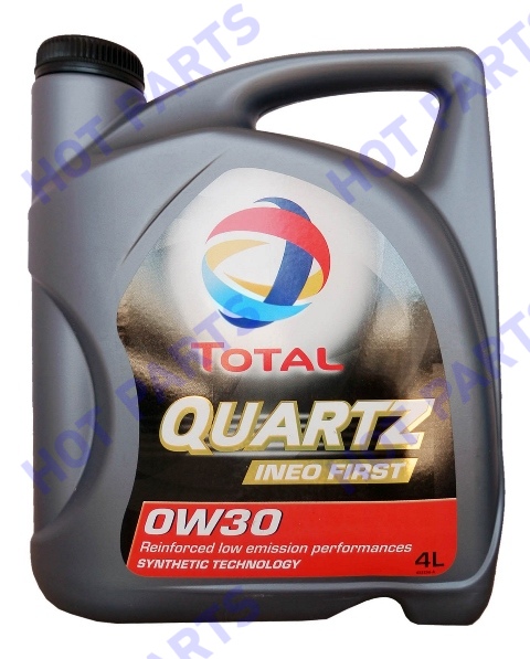 картинка МАСЛО МОТОРНОЕ СИНТЕТИЧЕСКОЕ QUARTZ INEO FIRST 0W-30 4Л. (TOTAL/183175)  183175