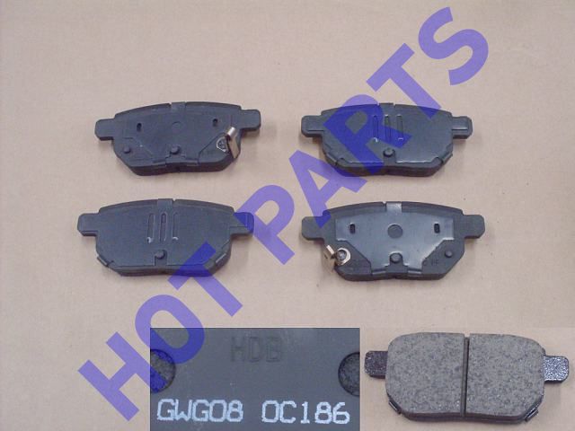 картинка КОЛОДКА ТОРМОЗНАЯ ЗАДНЯЯ (КОМПЛЕКТ) GW VOLEEX C30 , HOVER M2 4/2, M4  3502340-G08