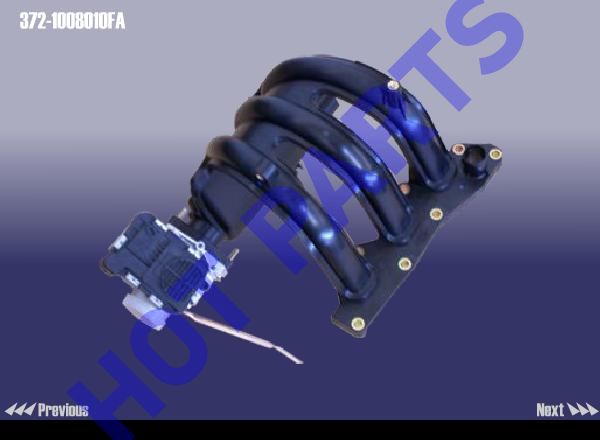 картинка КОЛЛЕКТОР ВПУСКНОЙ CHERY QQ  372-1008010FA