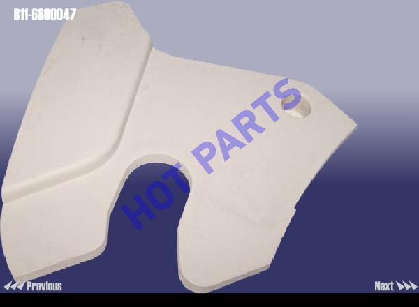 картинка TRIM - INNER (LH FR DOOR SEAT)  B11-6800047