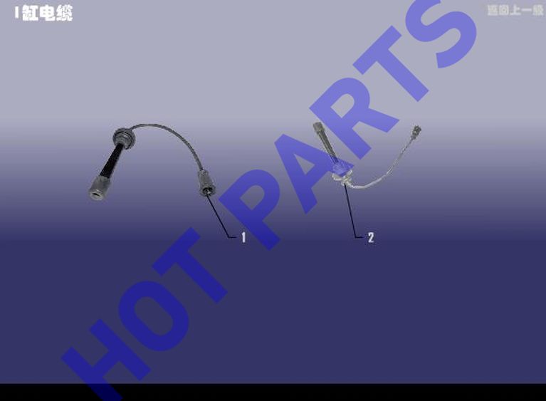 ПРОВОД ВЫСОКОВОЛЬТНЫЙ 1-ГО ЦИЛИНДРА
