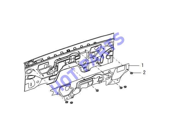 FRONT WALL HEAT INSULATOR