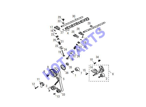 Механизм газораспределительный
