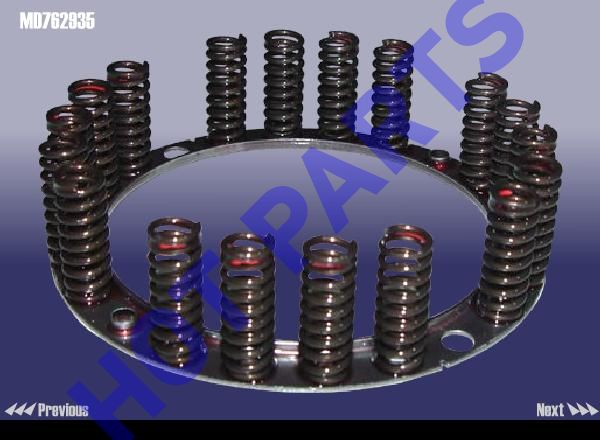 картинка RETRUN SPRING-LOW SPEED CLUTCH PISTON  MD762935