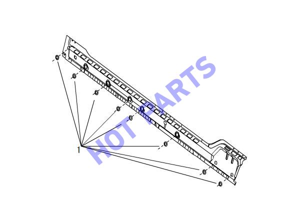 LOWER SIDE BEAM RUBBER PLUG