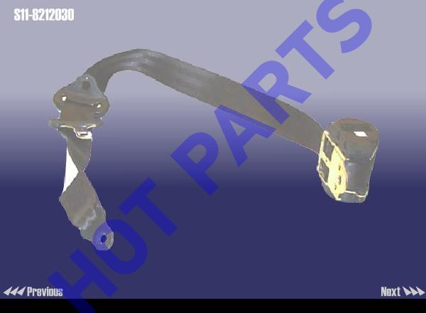 SAFTY BELT ASSY-RR SEAT LH
