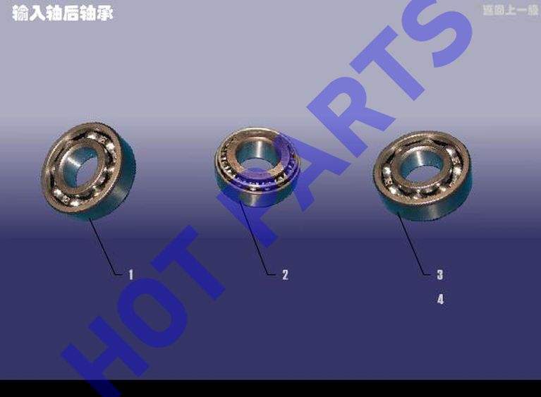 RR BEARING-INPUT SHAFT