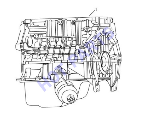 БЛОК ЦИЛИНДРОВ 1.8L